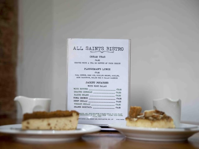 The All Saints Bistro situated at the All Saints Church in Northampton town centre. Photo taken on Tuesday, May 10 2022.