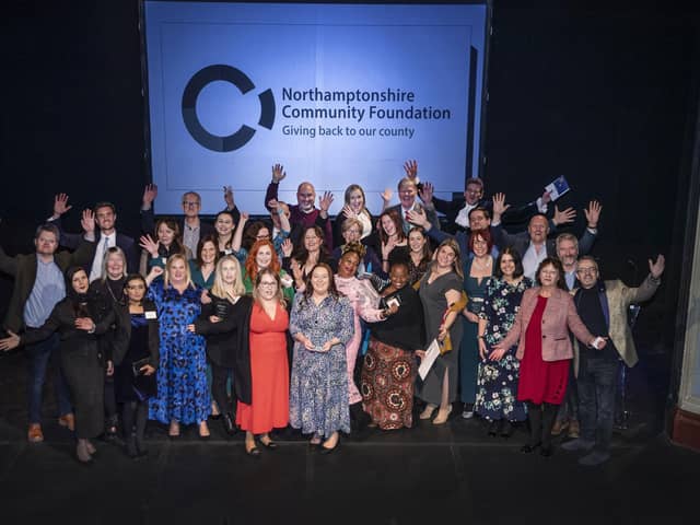 Last year's winners at the Northamptonshire Community Foundation Awards