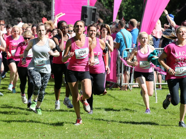 2014 - 10k Race for Life at Abington Park, Northampton.