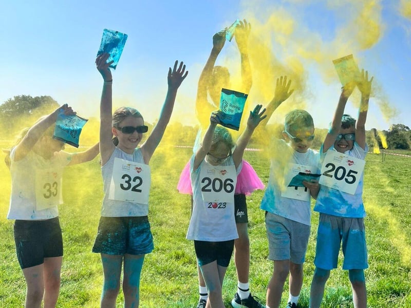 An explosion of colour and fun at Northampton Colour Run