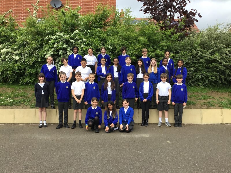 Year 6 leavers from class Vasarely Bridgewater Primary School.