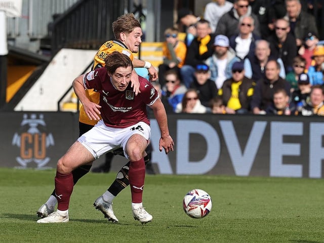Similar to his midfield partner. Did a good job of keeping Cobblers in the ascendency for most of the first half but became bogged down by the conditions and scrappy nature of the game. It turned into a bit of a slog for everyone... 6.5