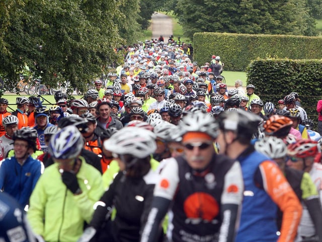 2014 - Cycle for Cynthia event takes place on the Althorp Estate with hundreds of riders taking part.