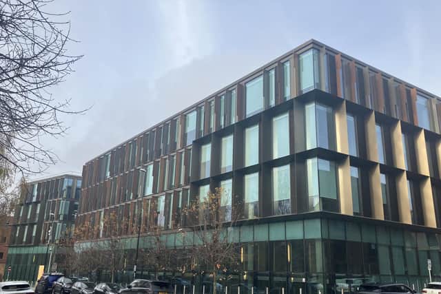 West Northamptonshire Council offices at One Angel Square, Northampton.