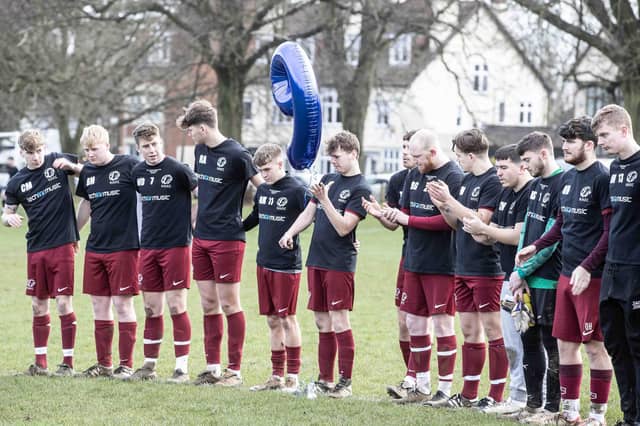Luke, a 20-year-old amateur footballer for Hunsbury Hawks FC, sadly died a year ago on January 23, 2023. His team paid tribute to him at their game at Abington Park on Sunday (January 21).