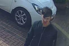 Police would like to speak to the man pictured.