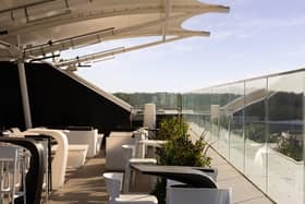 Watch the F1 Chinese GP from the rooftop of the Hilton Garden Inn at Silverstone Circuit
