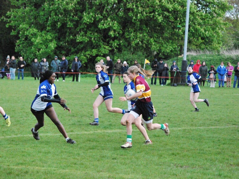U14 girls rugby finals day