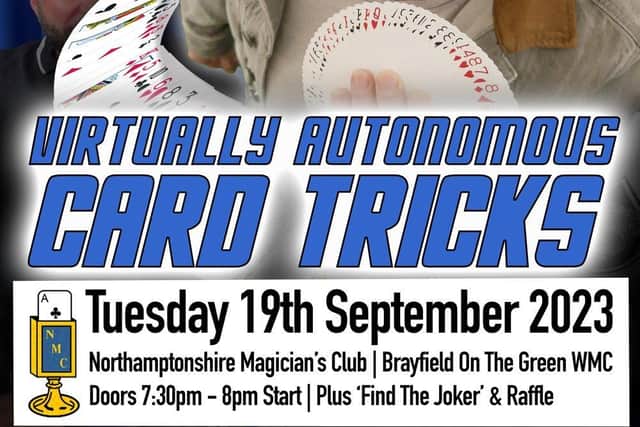 Learn card tricks in Northampton