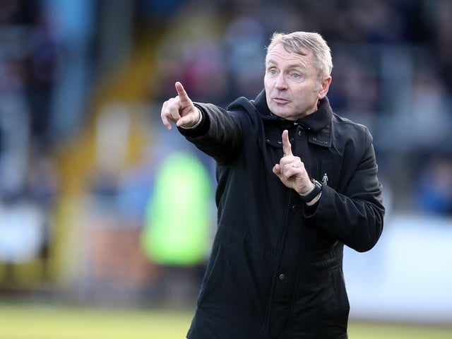 Gillingham (a), Orient (a), Tranmere (h), Walsall (a), Northampton (h), Stockport (h), Barrow (a), Salford (h), Sutton (a). Points per game of remaining opponents: 1.65