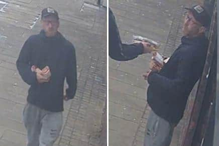 CCTV issued by Northants Police of a man in Wellingborough/Northants Police