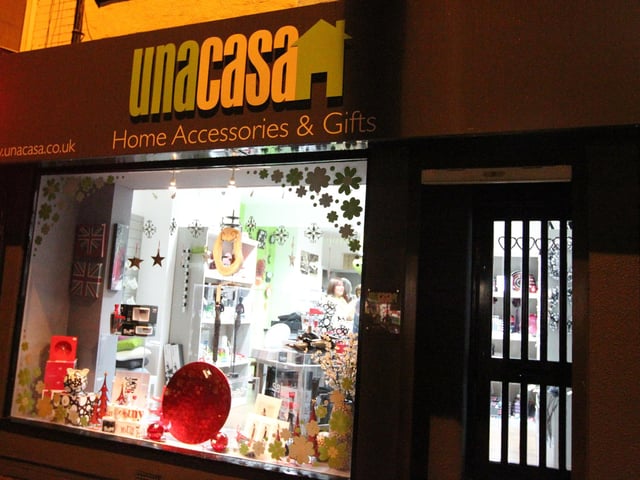 2010 - New shop opening on Wellingborough Road, UnaCasa / Una Casa, a kitchen and homeware store.