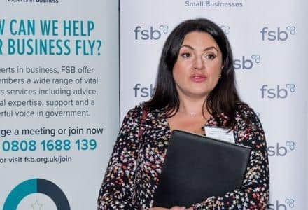 The Federation of Small Businesses (FSB) has seen a recent surge in the number of members using its ‘debt recovery service’ and seeking advice for mental health and stress management – as “these challenges put pressure on already squeezed resources, and cause long hours and sleepless nights for business owners,” says Jennifer Thomas, the FSB's development manager for Northamptonshire (pictured). Photo: Samantha Peel.