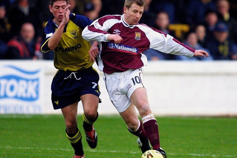 Marco Gabbiadini played 120 times Northampton Town between 2000-03 as his career wound down. It was a career which saw him play in the Premier League with Crystal Palace before making his name at Derby County.