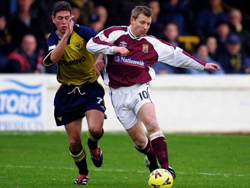Marco Gabbiadini played 120 times Northampton Town between 2000-03 as his career wound down. It was a career which saw him play in the Premier League with Crystal Palace before making his name at Derby County.