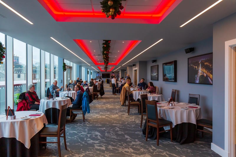Number one on TripAdvisor is the Skyline Restaurant At Tynecastle Park, with reviews boasting of "superb" and "outstanding" food and "stunning" views of the city. It has an impressive 5 stars from 236 reviews.