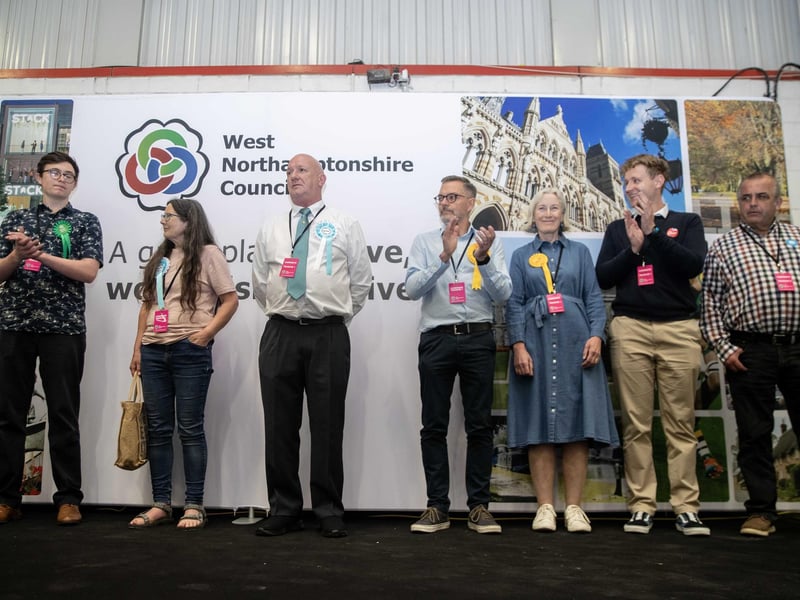 West Northamptonshire Council election count