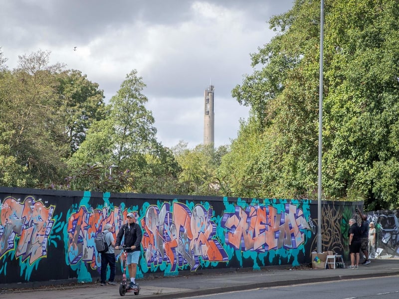 Wall Games transformed Northampton town centre into a creative open-air gallery