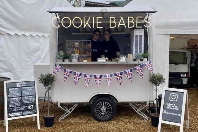 Cookie Babes was set up nearly two years ago, back in 2021, by childhood friends Alice Gregory and Lottie Slee. Alice now runs the business alone, offering fully loaded cookies and cookie pie slices. The business initially ran at events from a gazebo-style tent, but to make it more mobile and open up more opportunities Alice invested in a trailer. Instagram: @cookiebabes.uk.