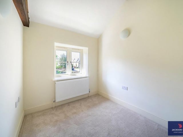 One of five bedrooms, located on the first floor