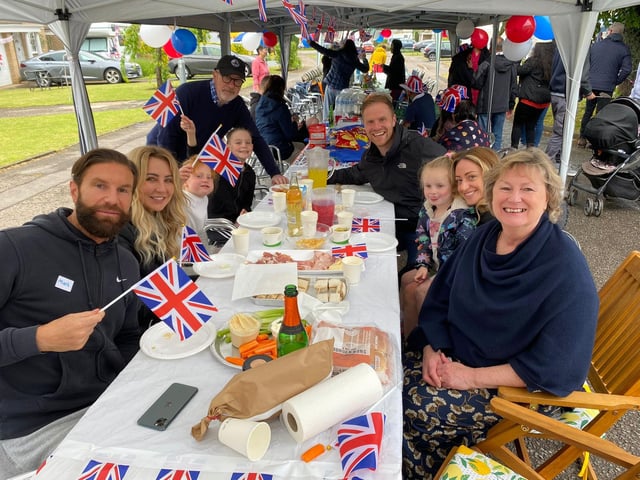 Hertford Court, Little Billing hosted a party for the whole area with face painting, activities, live music and more.
