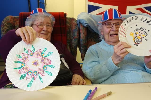 Stella and Pam at Age UK Northamptonshire Vernon Centre.