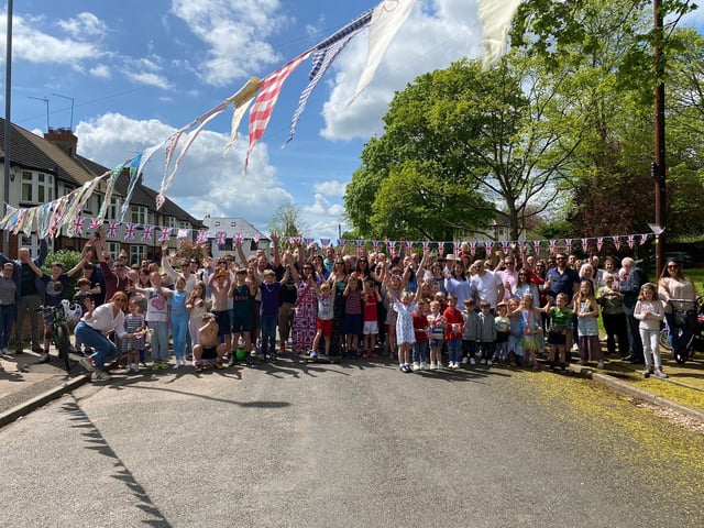 The biggest street party I had the fortune to behold today was Greenfield Avenue in Eastfield. They certainly know how to throw a good party - they had a big bake-off competition, music, gazebos put up on the green and lots of games. They even invited me to be a 'celebrity judge' in their bake-off competition - thank you for the delicious cakes, it was hard to choose winners!
