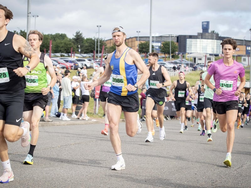 Hundreds of runners took part in the event on Sunday May 31, which started and ended at Sixfields Stadium.