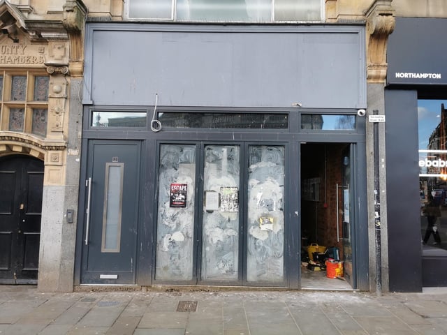 The former Cookies and Cream shop in the Drapery is currently being converted into a chicken wing shop