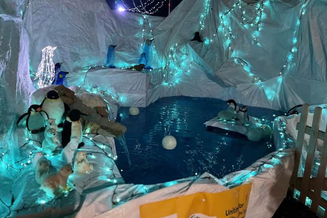 Visitors can toss their coins into a 'wishing pool' and all the money will be donated to the Cystic Fibrosis Trust.