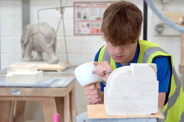 Moulton College is offering apprenticeships in stonemasonry