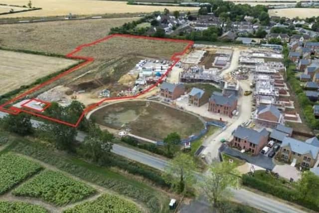 Phase two - 48 homes - would be built within the red boundary, just off Rothersthorpe Road in Kislingbury. Phase one - 44 homes - was completed in December 2023.