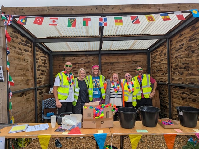 More than 60 children, parents and members of the community completed a colour run at Pitsford Quarry on Sunday September 28 to raise money for school activities.
