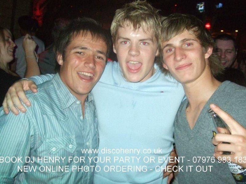 Nostalgic pictures from a night out on the town 15 years ago