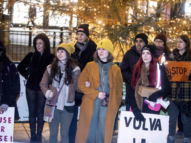 Women marched through Northampton town centre on Saturday November 25 to unite together with allies to address the global pandemic of violence against women and girls.