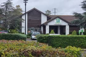 An incident occurred at the Holiday Inn in Flore (pictured) on October 19, when Northamptonshire Police attended the village after reports of suspicious behaviour.