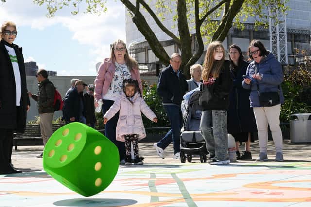 snakes and ladders installation