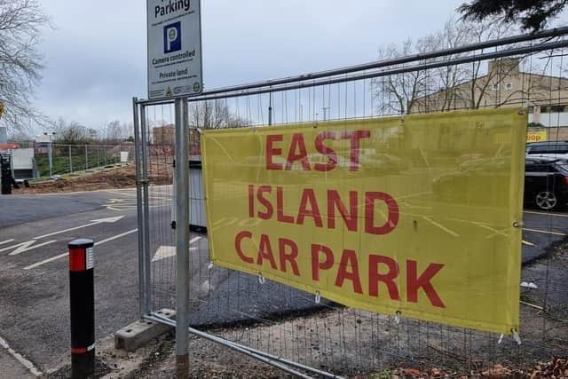 Developers have built and opened the car park without permission