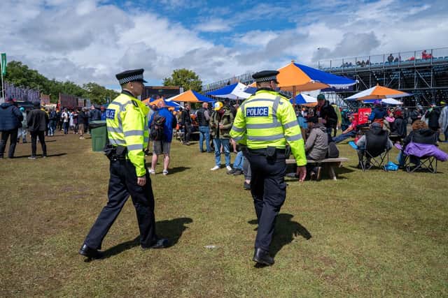 Police officer patrolling at the Silverstone Circuit. (File picture).