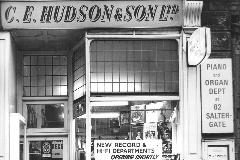 Hudsons dominated vinyl record sales in Chesterfield for decades and supplied thousands of instruments to the town's aspiring pop stars. The music shop ceased trading in 2012 after 105 years in business.