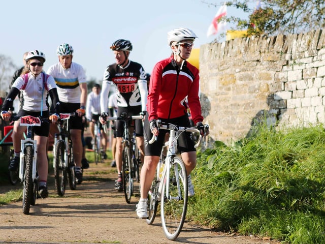 2014 - Cycle for Cynthia event at Lamport Hall to raise money for Cynthia Spencer Hospice.