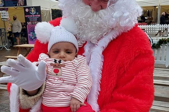 Arushi, eight months old.