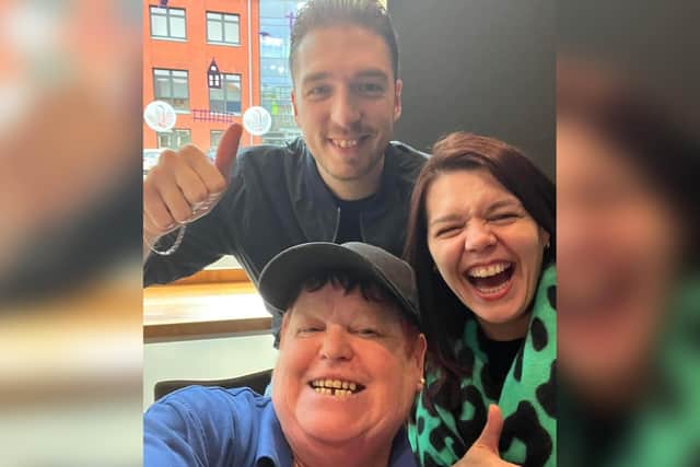Cromptons Bakery had a surprise visit from LadBaby and LadBaby mum.