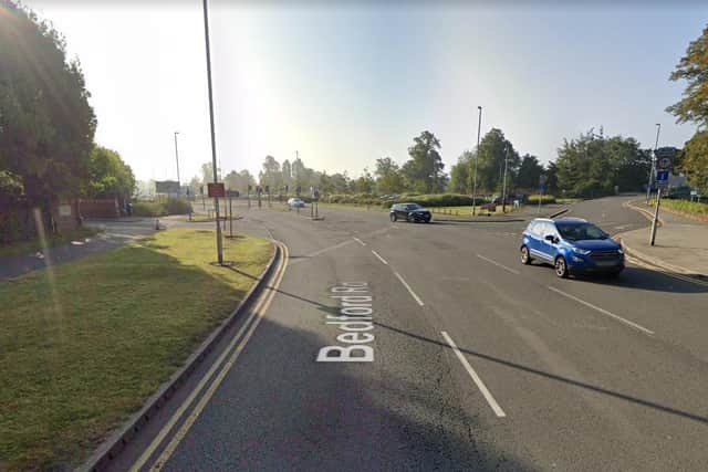The incident happened in Bedford Road between Beckets Park and Beckets View.