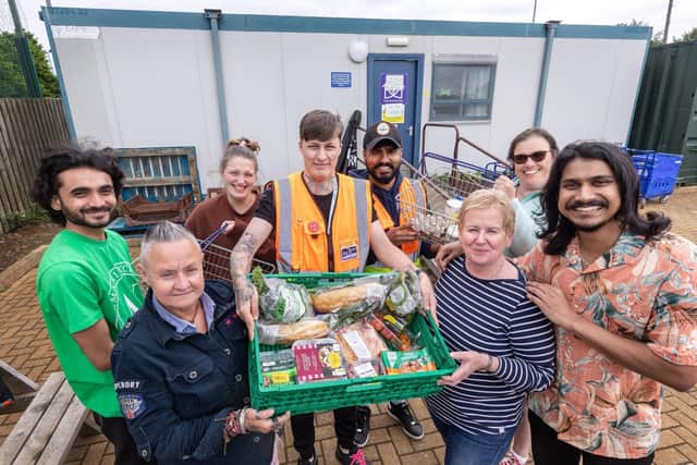 Amazon in Daventry donating to Daventry Food Bank