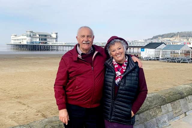 Sue and Trevor Sherman, who live in Northamptonshire, on their visits to Weston-super-Mare.