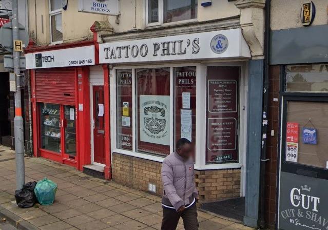142 Wellingborough Road, Northampton, NN1 4DT. One reader said: "You really have to appreciate the art work. They are always professional, fair priced and give perfect tattoos."