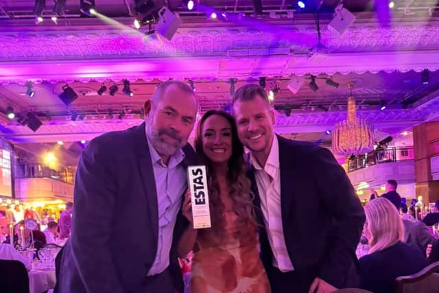 Sales & Marketing Director, Vicky Quinn-Campbell, celebrating another win for Simply