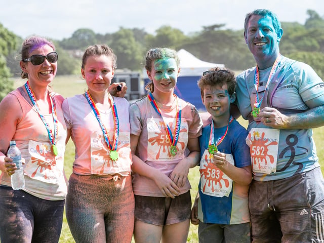 The Cynthia Spencer Northampton Colour Run 2022 took place at Overstone Park on Saturday, June 11.