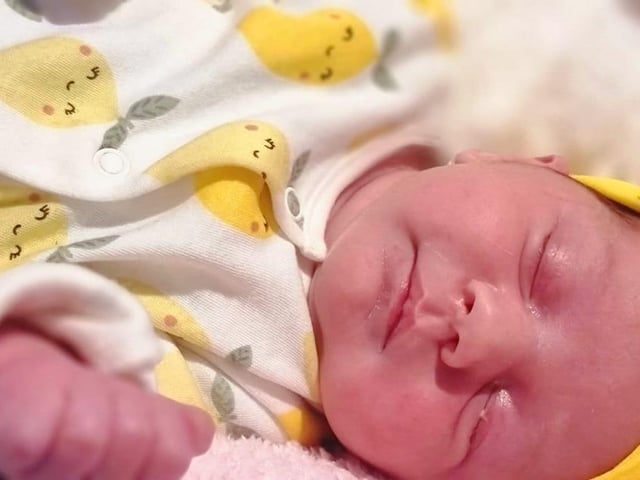 Silvie Reign born at 4.31am on November 13 at Northampton General Hospital, weighing 7lbs.
